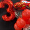 Композиция из шаров для мальчика с машинкой одесса