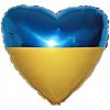 Флаг Украины шар воздушный сердце