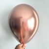Шарики розовое золото хромированные с доставкой по Одессе